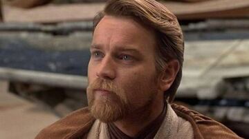 Ewan McGregor caracterizado como Obi-Wan en La Venganza de los Sith.