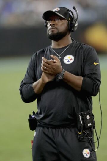 Pittsburgh Steelers coach Mike Tomlin.