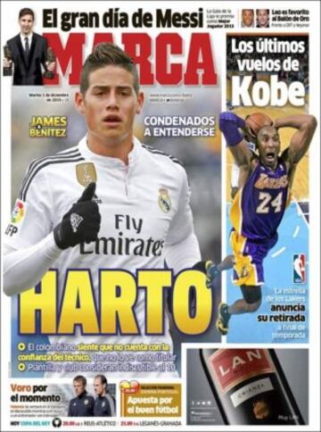 Portadas de la prensa mundial