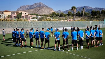 El Alavés en Villaitana.