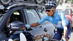 Nairo critica la estrategia del Mitchelton, equipo de Yates