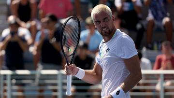 Borna Gojo, en su partido contra Mackenzie McDonald en el US Open.