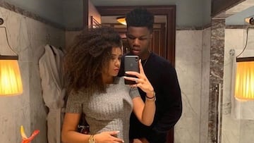 Ornella, la pareja de Aur¨¦lien Tchouam¨¦ni