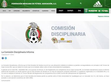 Leones Negros clasifica en Copa MX por alineación indebida de Dorados