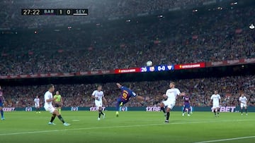 Luis Suárez o cómo bordar una chilena perfecta con la zurda