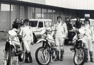 Equipo BMW al principio de los años 80. 