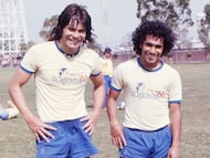 Foto de el el Jugador Alfredo Tena y Cristobal Ortega jugadores del Club America en 1975
01/12/2016/Mexsport
Foto de el el Jugador Alfredo Tena y Cristobal Ortega jugadores del Club America en 1975
01/12/2016/Mexsport
