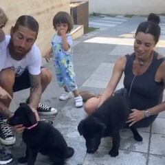 Sergio Ramos y Pilar Rubio presentan a los nuevos miembros de su familia