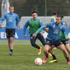 Dilema con Pablo Martínez en la defensa del Deportivo