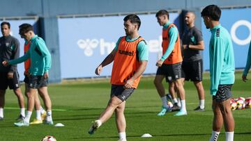 Ramón Enríquez, en un entrenamiento antes de su última recaída.