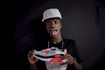 He has a sponsorship deal with Nike and, like most 18 year olds, is a big fan of branded trainers.