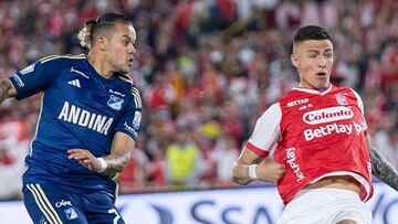 Millonarios vence a Santa Fe en el clásico de Bogotá, 1-0 con gol de Leo Castro