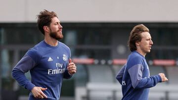 Sergio Ramos y Luka Modric.