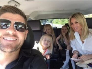 Sweet LA: Gerrard enjoying life