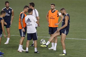 El Madrid entrena en el Red Bull Arena de Nueva Jersey