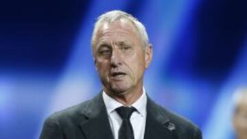 Cruyff, en una gala de la UEFA en 2013.