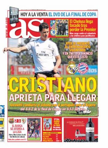 Las portadas de AS de abril