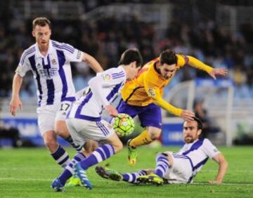 Real Sociedad-Barcelona en imágenes