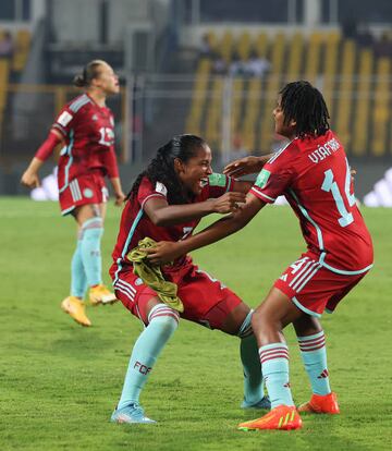 Nigeria y Colombia se enfrentaron por las semifinales del Mundial Femenino Sub 17 de la India en el Estadio Fatorda de Goa.