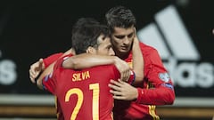 Thiago for Iniesta, with Morata up front against Macedonia