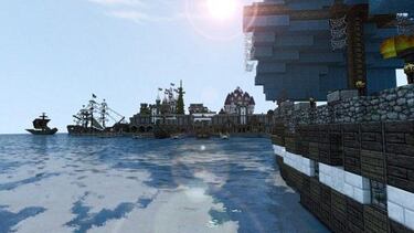 Cuatro años y medio para construir un mundo de fantasía en Minecraft