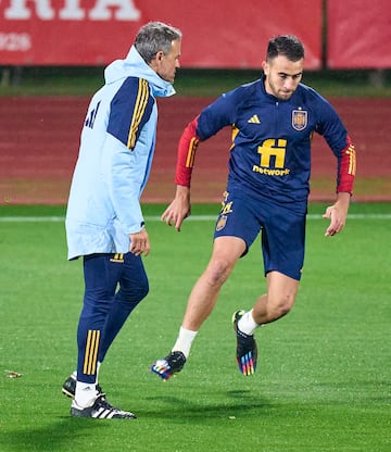 Luis Enrique y Eric García.