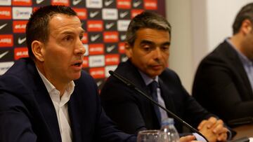 Nacho Rodríguez, en su presentación como jefe de la sección de baloncesto del Barça.