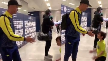 Cristiano Ronaldo y su gesto con un pequeño fan 