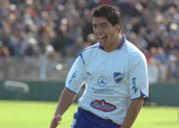 Luis Suárez debutó el 2005 en Nacional, cuando Martín Lasarte era el técnico del 'Bolso'.