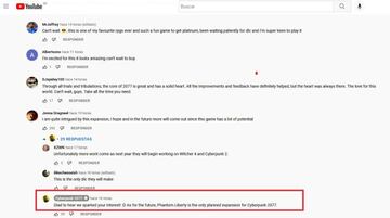 El comentario en el teaser de Cyberpunk 2077: Phantom Liberty.