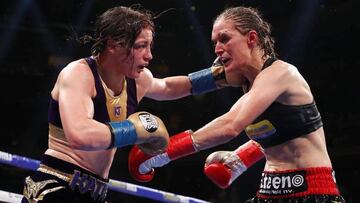 Katie Taylor y Delfine Persoon.