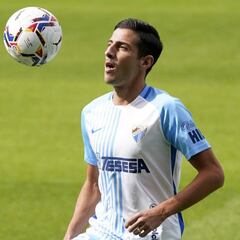 Chavarría y su futuro: “Me haría mucha ilusión seguir en el Málaga”