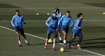 Varane, Benzema, Marcelo y Casemiro. 