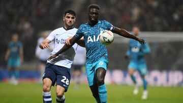 Davinson Sánchez, defensa colombiano del Tottenham