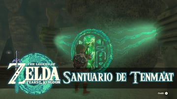 the legend of zelda tears of the kingdom nintendo switch guia santuario tenma'at