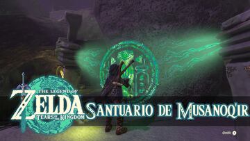 the legend of zelda tears of the kingdom nintendo switch guia santuario musanoq'ir