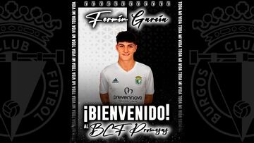 Fermín García, el último debutante con Ramis en el Burgos