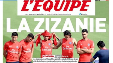 L'Equipe: tensión en el PSG a un mes de jugar contra el Madrid