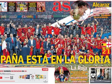 Las portadas de AS de julio