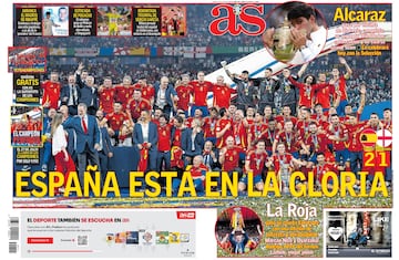 Las portadas de AS de julio