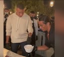 Kylian Mbappé pasó por el restaurante de Salt Bae