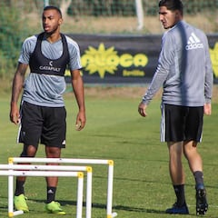 Primer entrenamiento con Carlos Akapo en el grupo