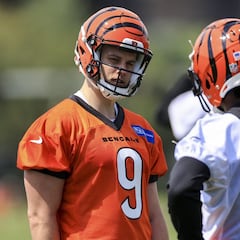 Joe Burrow entrena y apunta al inicio de temporada con los Bengals