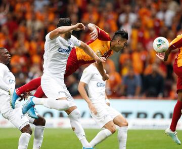 En su primer partido en la Superliga Turca, Falcao anotó un gol para Galatasaray ante Kasimpasa. El Tigre puso a saltar al Türk Telekom.