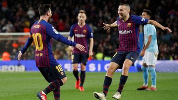 1x1 del Barça: Alba se disfrazó de Papá Noel y repartió asistencias