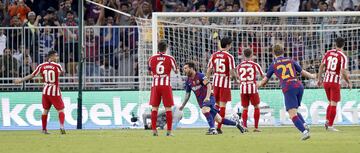 Messi empató el partido. 1-1.