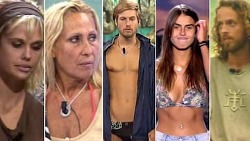 Montaje con cinco de los ganadores de &#039;Supervivientes&#039;