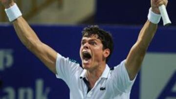 Raonic dispara 35 saques directos y gana en Madras