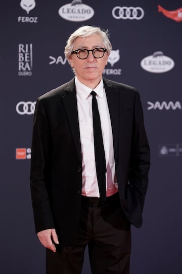 El director David Trueba posa en la alfombra roja de la XI edición de los Premios Feroz.