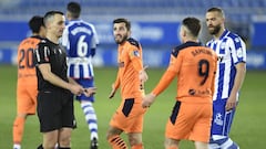 Jos&eacute; Luis Gay&agrave;, en el partido contra el Alav&eacute;s. 